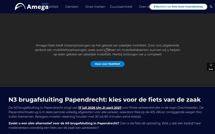 Screenshot of amegafleet.nl