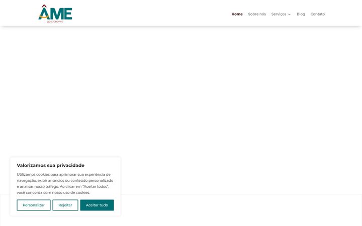 Екранна снимка на amegastronomia.com.br