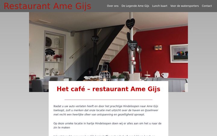 Screenshot of amegijs.nl
