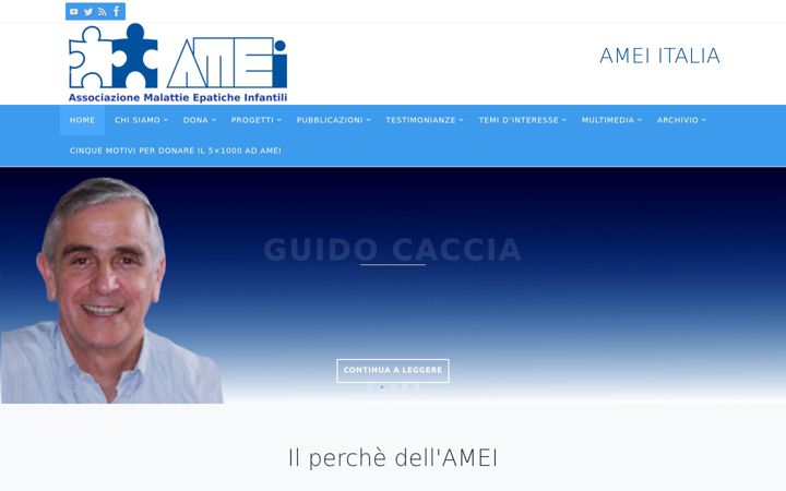 Екранна снимка на ameiitalia.org