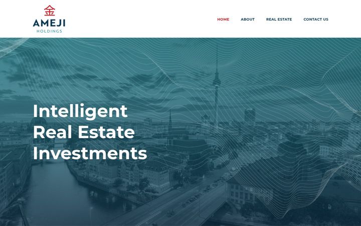 Screenshot of amejiholdings.com