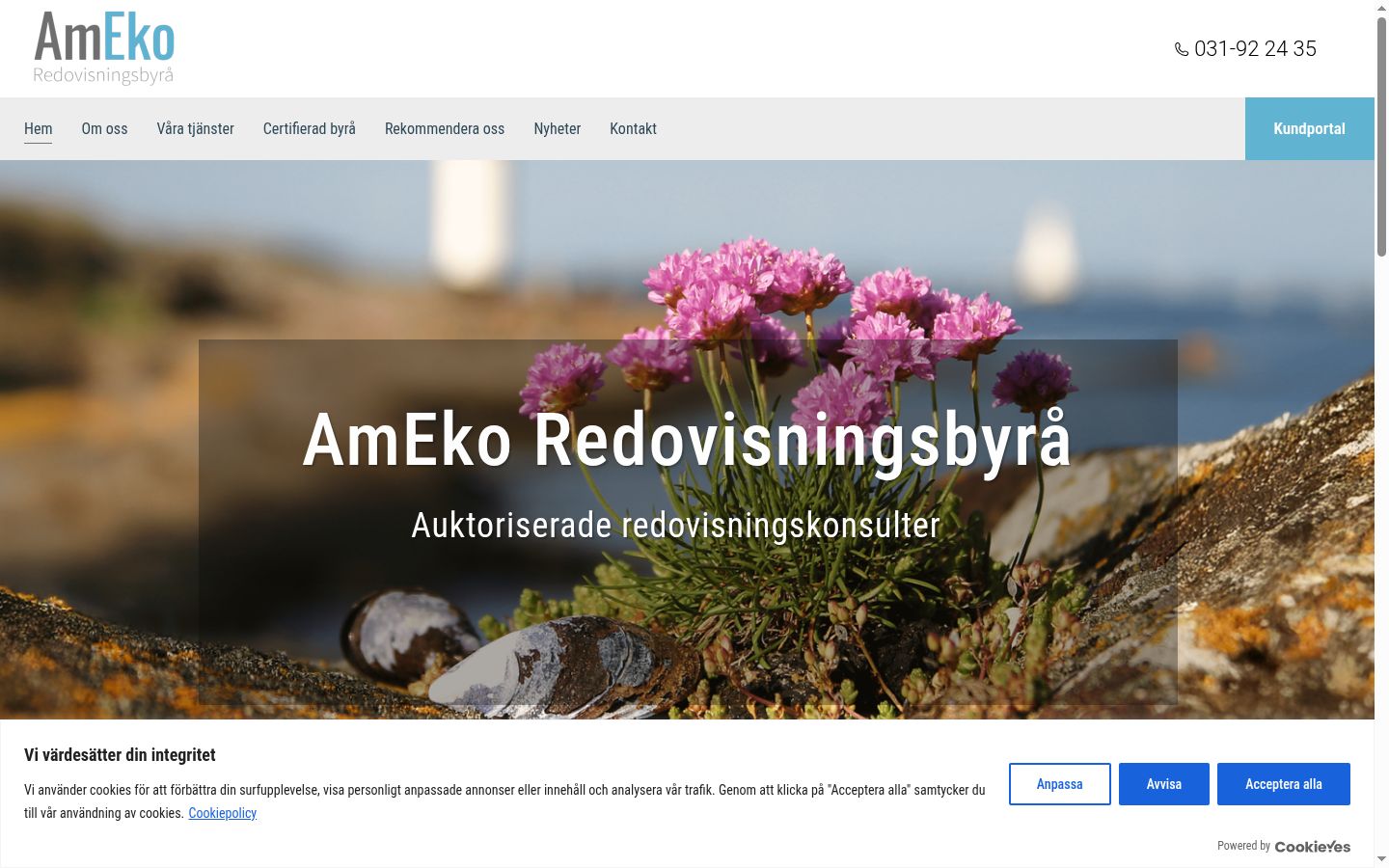 Snímek obrazovky baneru souhlasu zobrazeného před jakoukoli interakcí