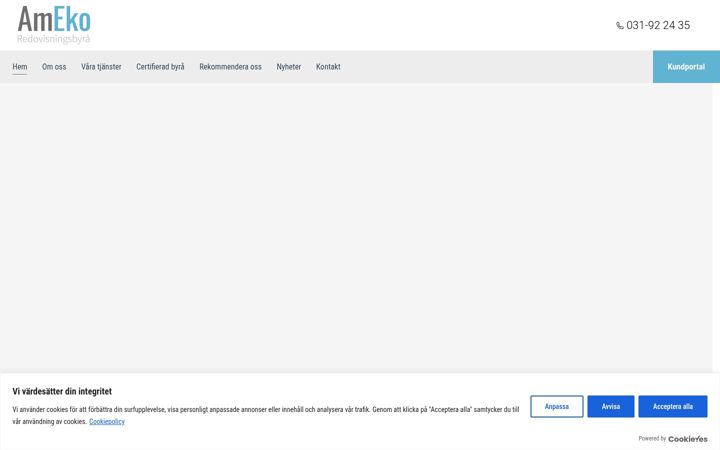 Screenshot di ameko.se