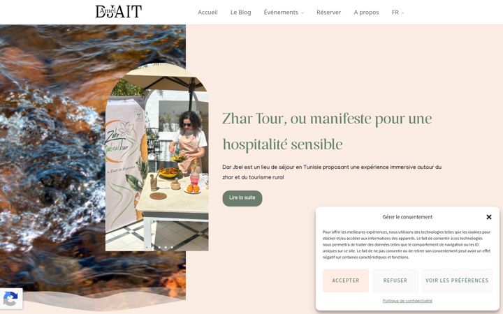 Screenshot di amel-djait.com