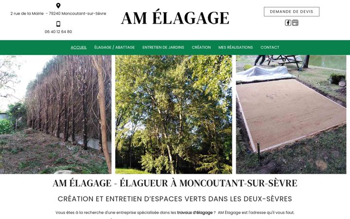Screenshot of amelagage-79.fr