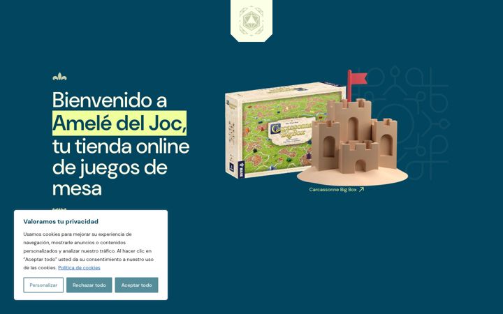 Screenshot of ameledeljoc.com