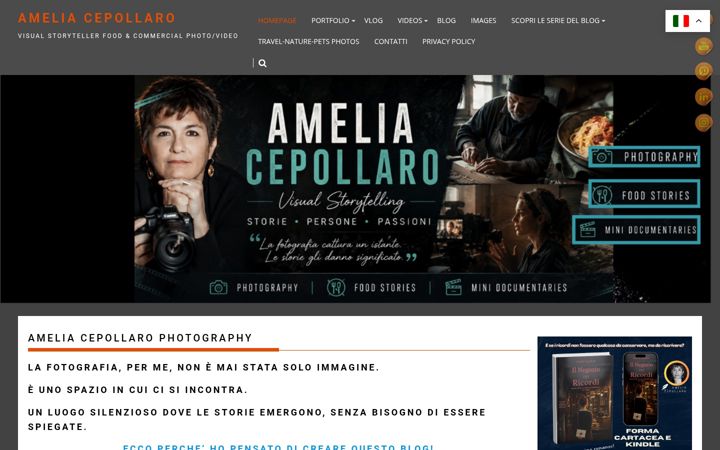 Screenshot di amelia-cepollaro.com