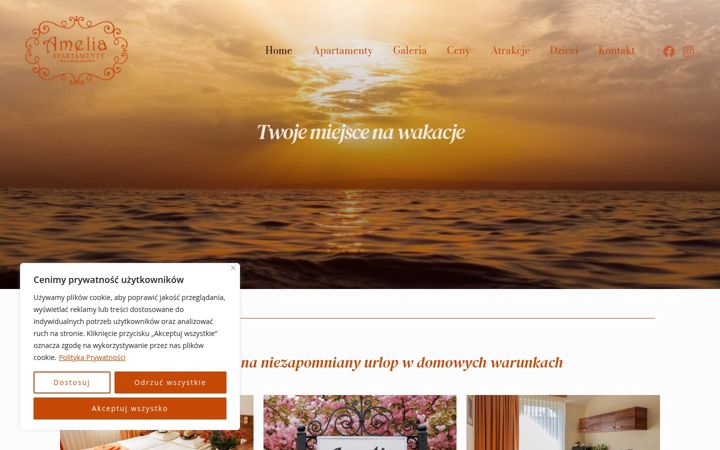 Screenshot di amelia.com.pl
