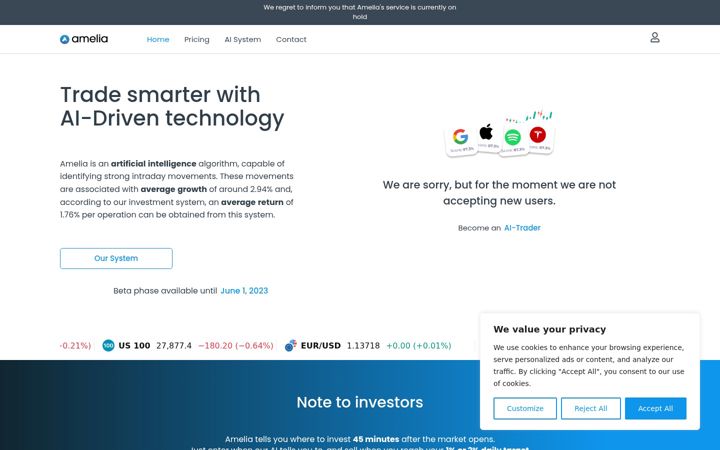 Screenshot του ameliabt.com