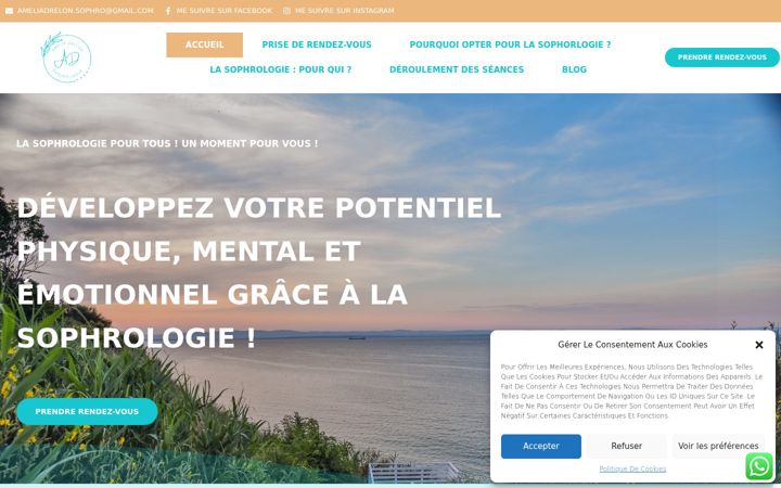 Screenshot of ameliadrelon-sophrologue.fr