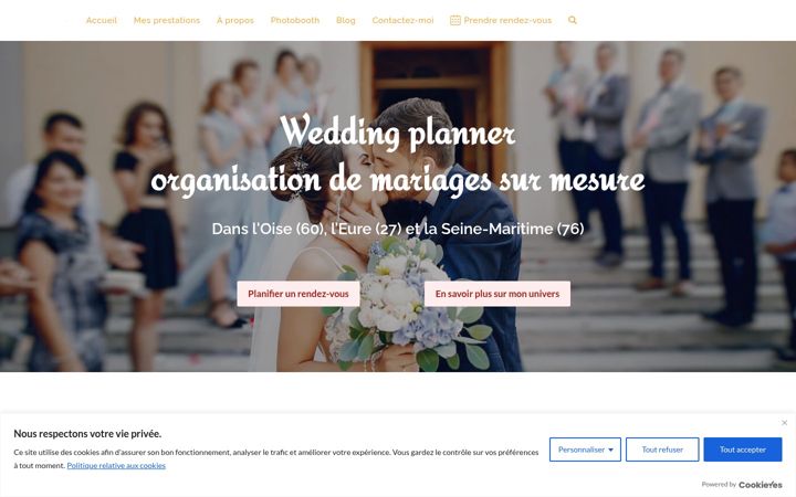 Screenshot of amelie-et-vous.fr
