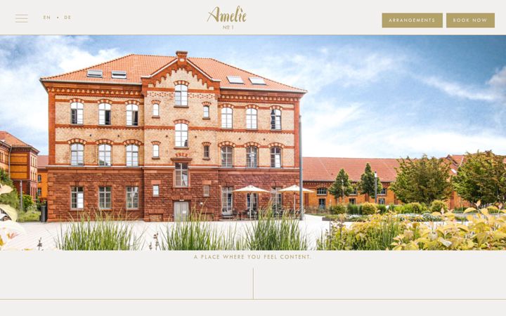 Zrzut ekranu amelie-landau.de