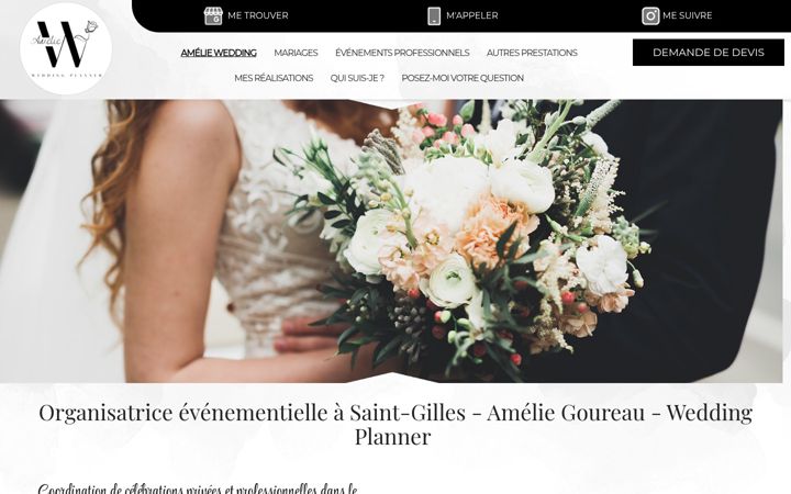 Zrzut ekranu amelie-wedding.fr