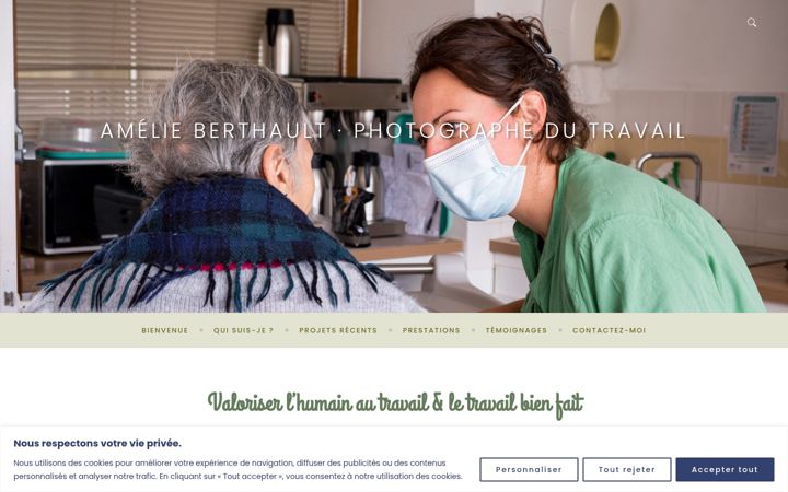 Screenshot of ameliebphotographe.fr