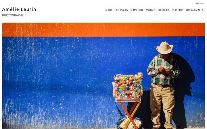 Screenshot of amelielaurin.com