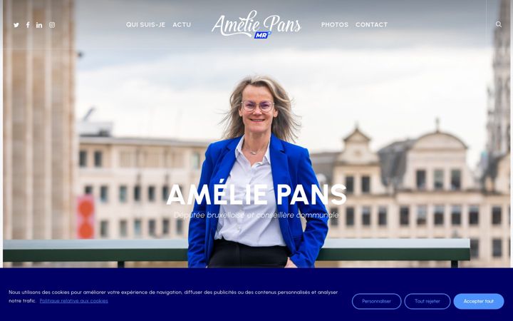 Screenshot of ameliepans.be