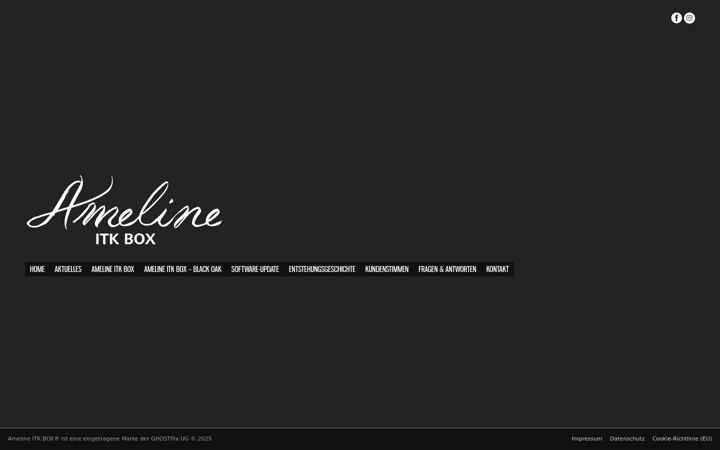 Screenshot of ameline-box.de