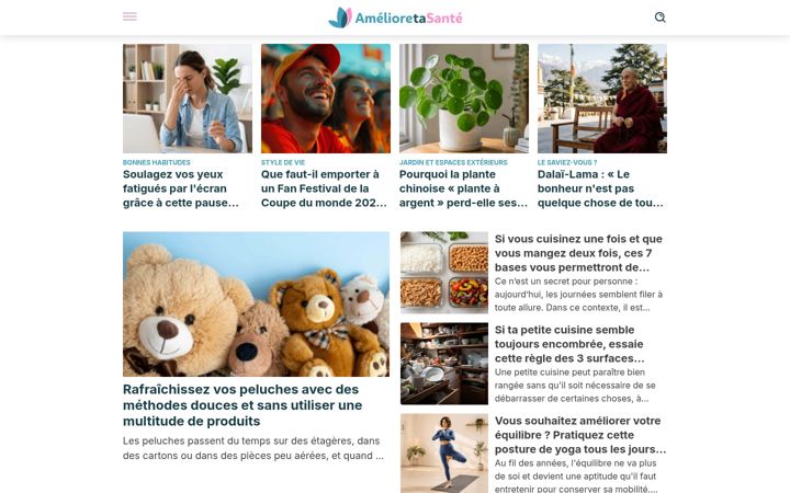 Skärmbild av amelioretasante.com