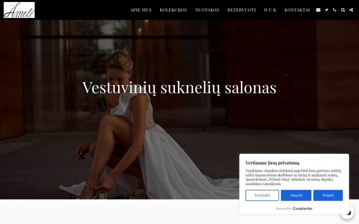 Screenshot of amelisukneles.lt