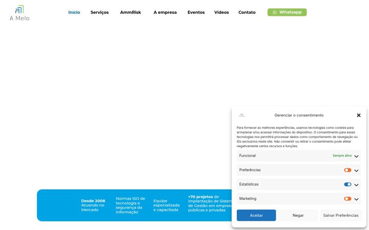 Screenshot of ameloconsultoria.com