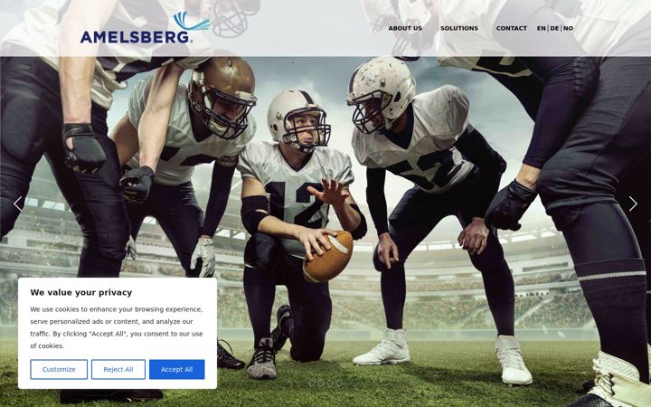 Screenshot of amelsberg.global