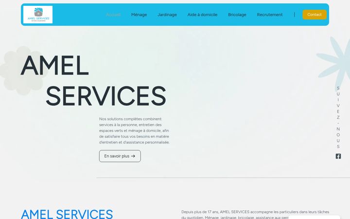 Snímek obrazovky amelservices.fr