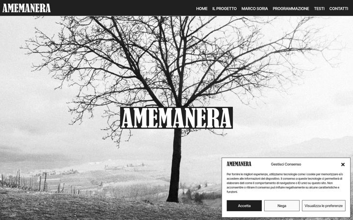 Screenshot of amemanera.com