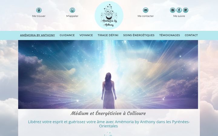 Screenshot of amemoriabyanthony.fr