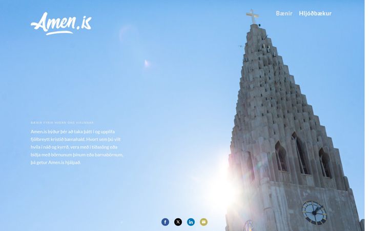 Screenshot of amen.is
