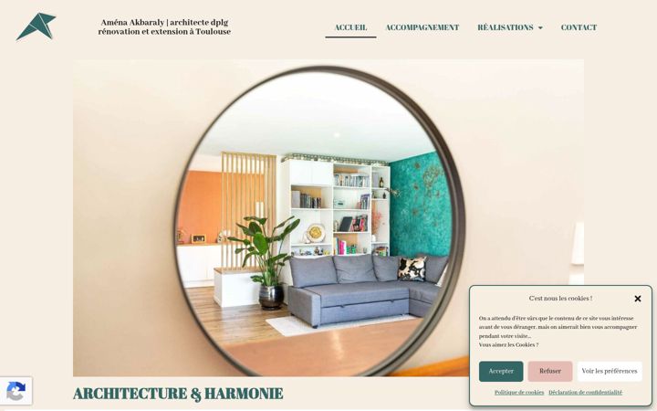 Screenshot of amena-a-architecture.com
