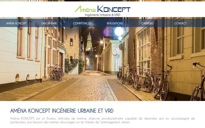 Screenshot of amena-koncept.fr