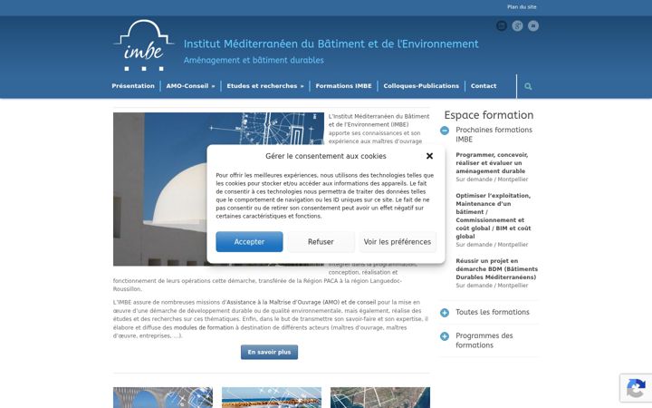 Screenshot of amenagement-durable.com