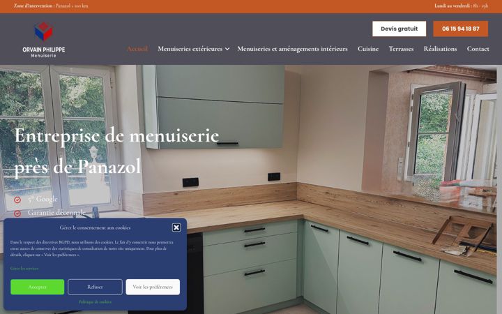 Screenshot of amenagement-interieur-limoges.com