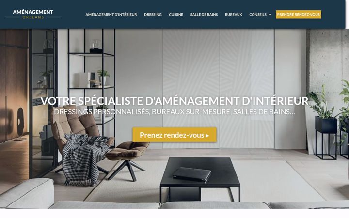 Screenshot stránky amenagement-orleans.fr