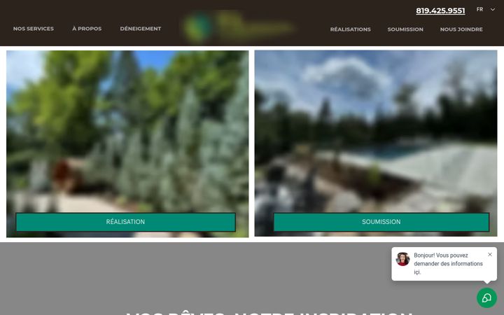 Screenshot stránky amenagement-tl.com