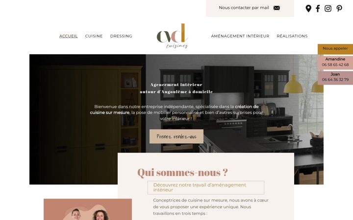Screenshot of amenagementdeco.fr