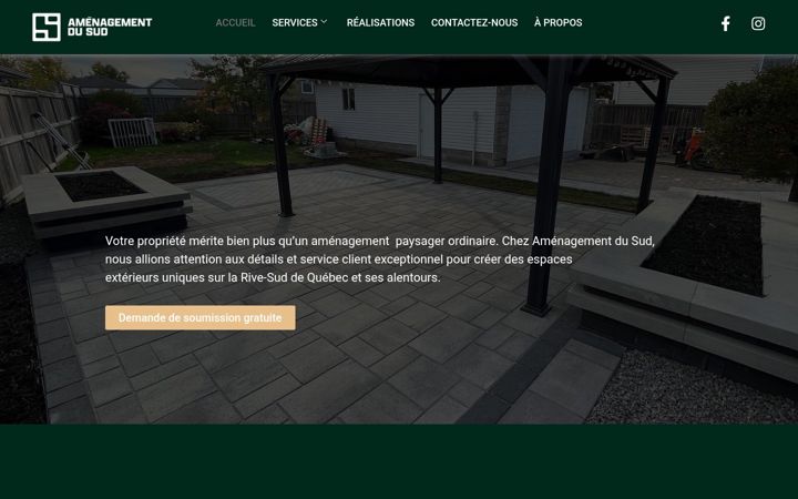 Screenshot of amenagementdusud.com