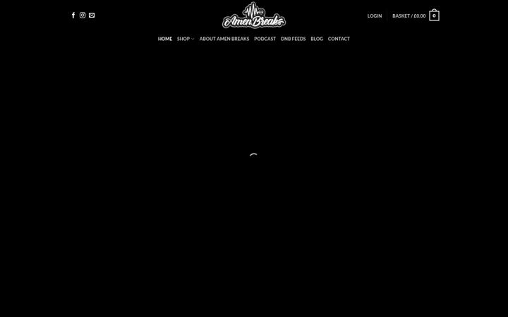 Screenshot του amenbreaks.co.uk