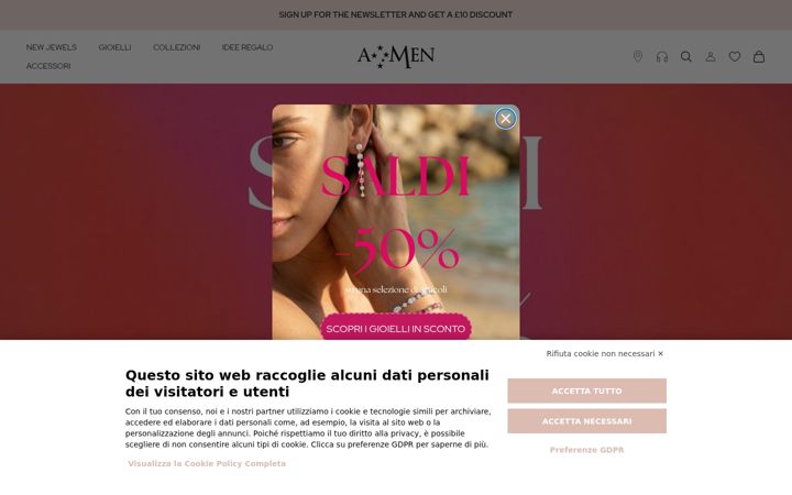 Screenshot of amencollection.com