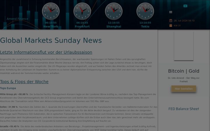 Zrzut ekranu amend-finance.de
