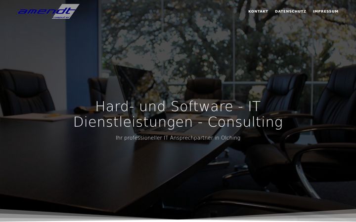Skjámynd af amendt-computer.de