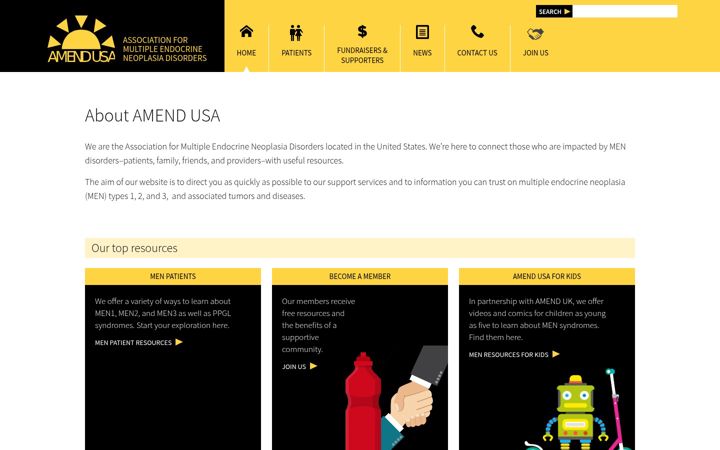 Screenshot of amendusa.org