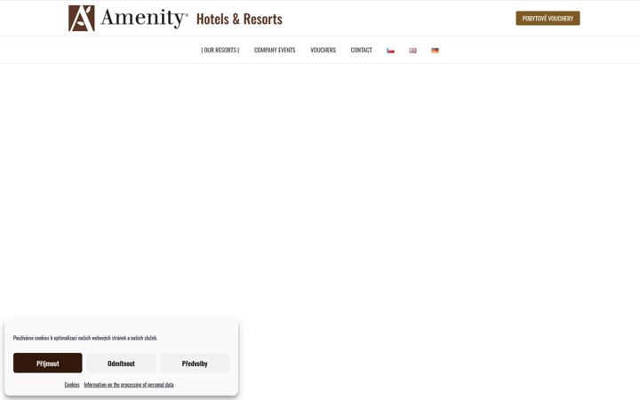 Screenshot of amenity.cz