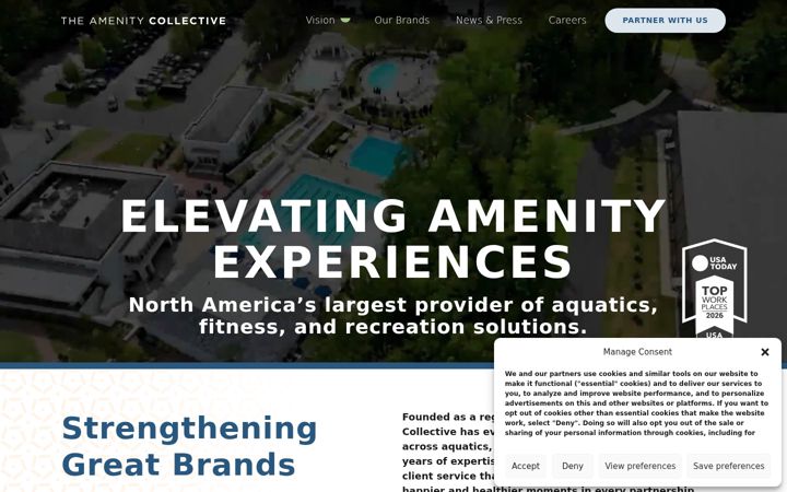 Screenshot of amenitycollective.com
