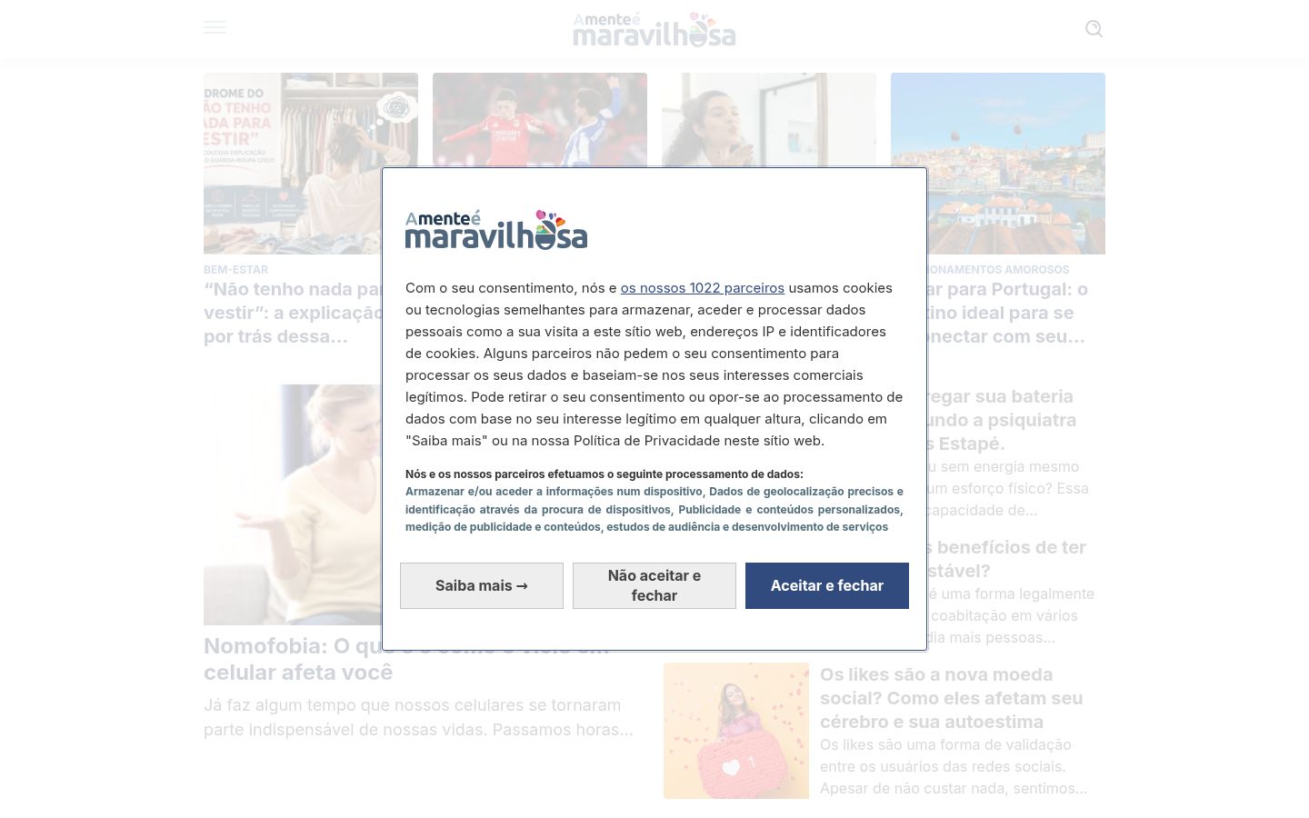 Zrzut ekranu banera zgody wyświetlanego przed jakąkolwiek interakcją