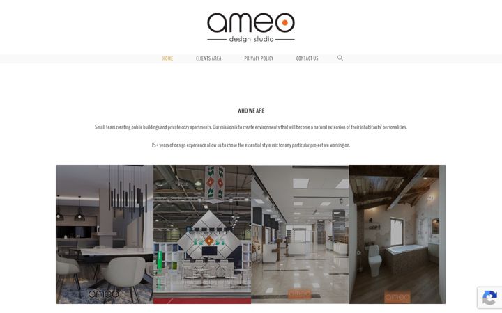 Ekrano kopija ameostudio.com