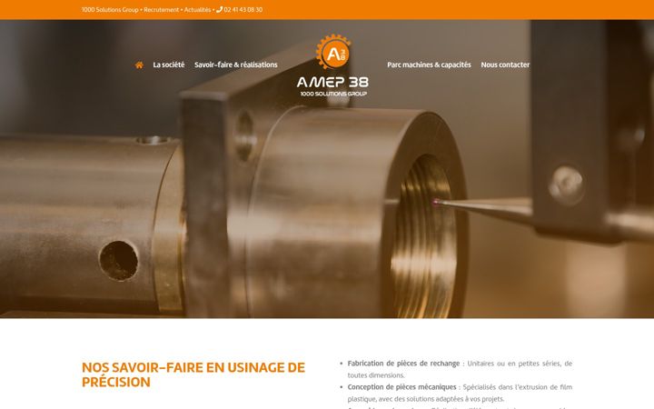 Screenshot of amep-38.com