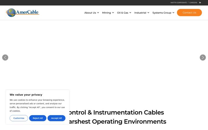 Screenshot of amercable.com