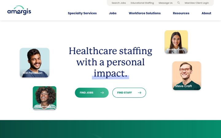 Screenshot of amergis.com