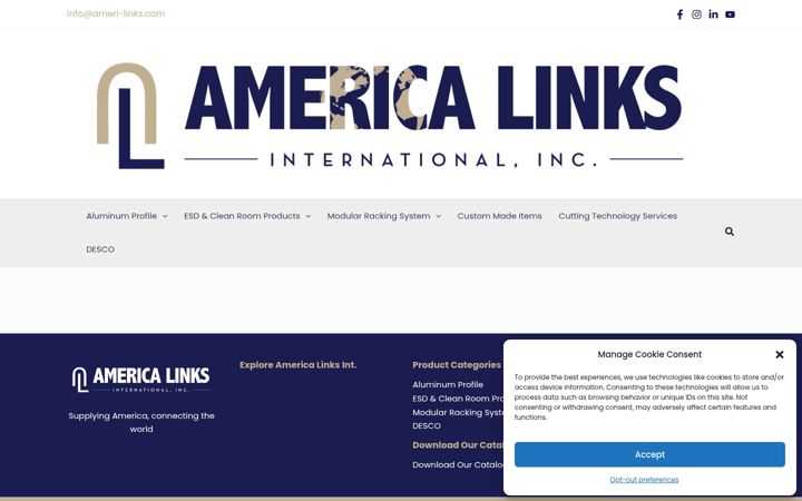 Screenshot of ameri-links.com